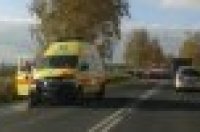 Dopravní nehoda RLP z Olomouce u Přerova se dvěmi těžkými zraněními