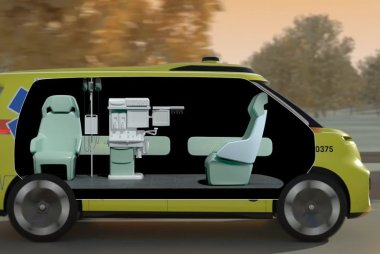 Volkswagen ukázal koncept autonomní sanitky.